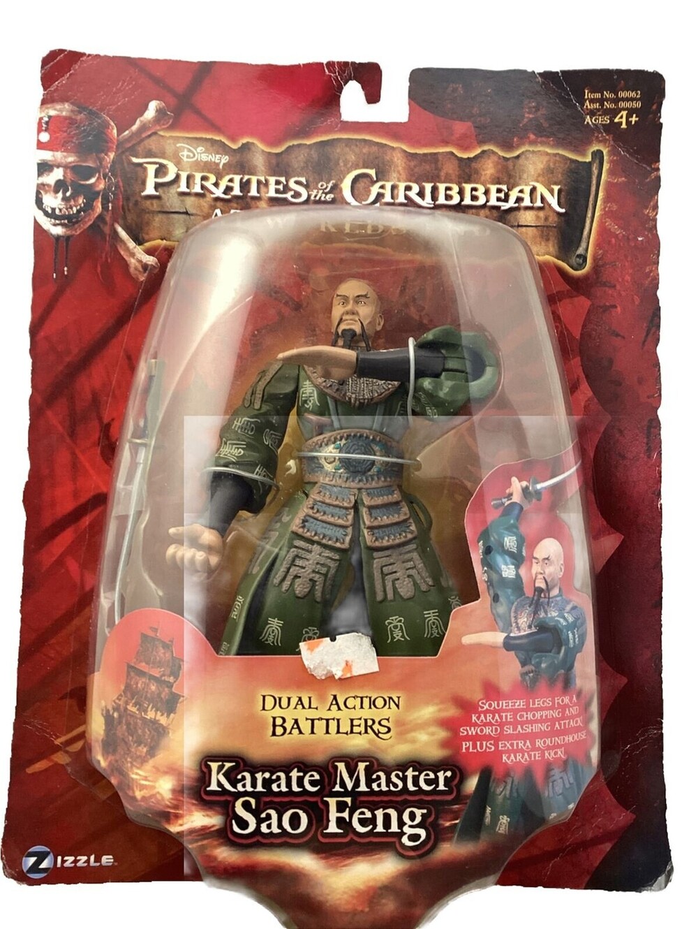 Sao Feng, At Worlds End Duel Action Battler 2007 Zizzle Sealed 1:12 Scale